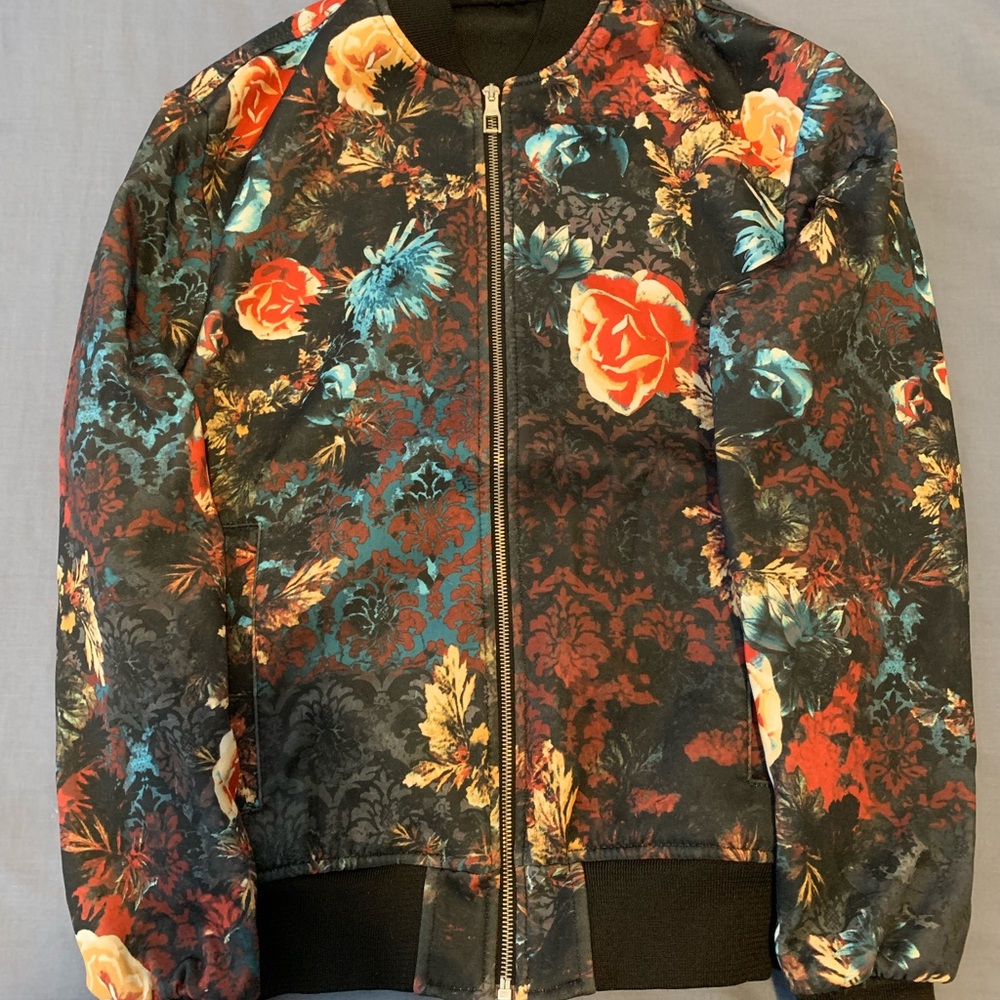FLOWER BOMBER JACKET From Zara